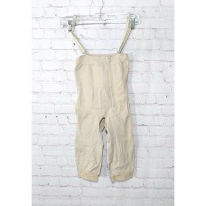 Waist Shaperz Zipper Booty Shorts in Beige Size Large